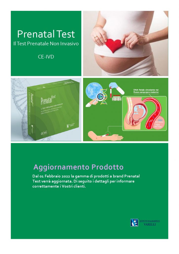 Disponibile nuovo test Prenatal